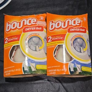 Bounce Dryer Bar Outdoor Fresh 2 Month Lot Of 2 With Holders